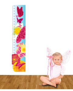 Butterflies Multi Coloured Growth Chart Pack