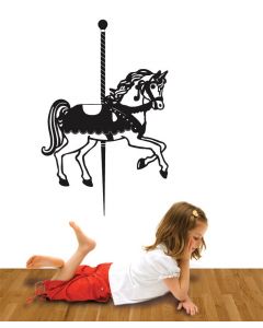 Carousel Horse Black Giant Character Pack