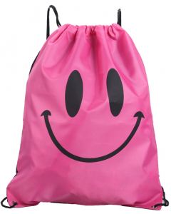 Pink Smiley Waterproof Swim and Backpack Sport Bag 