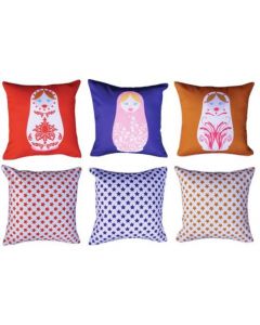 Russian Dolls (pack of 3) Cushions Pack